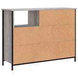 Sideboard Grey Sonoma 100x33x75 cm Engineered Wood 835552