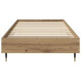 Bed Frame Artisian Oak 80 x 200 cm Engineered Wood 8009057