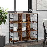 Sideboard Smoked Oak 102x32x103,5 cm Engineered Wood 837729