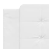Bed Frame with LED without Mattress "Zadar" White 180x200 cm 3214125