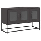 ZNTS TV Cabinet Black 100.5x39x60.5 cm Cold-rolled Steel 853338