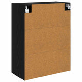 Wall Mounted Cabinet Black Oak 69.5 x 34 x 90 cm 882746