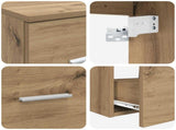Bathroom Cabinet Set 3 pcs Artisan Oak 49.5 x 35 x 63 cm 3405802