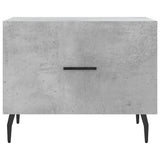 Coffee Tables 2 pcs Concrete Grey 50x50x40 cm Engineered Wood 829437