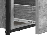 Desk with Storage Grey Sonoma 145 x 50 x 75 cm 8008011