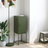 Highboard Olive Green 36x39x107 cm Steel 846534