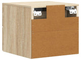 Wall-Mounted Bedside Cabinet Sonoma Oak 33 x 34.5 x 40 cm 898129