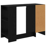 Desk with Drawer Black Oak 100 x 40 x 75 cm Engineered Wood 8000453