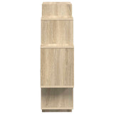 Wall Shelf Sonoma Oak 90 x 25 x 90 cm Engineered Wood 8012174