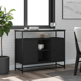 Sideboard Black 100x35x80 cm Engineered Wood 835539