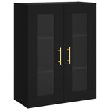 Highboard Black 69.5x34x180 cm Engineered Wood 3198714