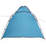 Cabin Tent with Roof Blue 370 x 230 x 185 cm Taffeta 42000991