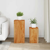 Plant Stands 2 pcs Solid Acacia Wood 320805