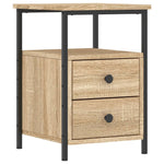 ZNTS Bedside Cabinets 2 pcs Sonoma Oak 34x35.5x50 cm Engineered Wood 826016