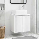 Wall-Mounted Sink Vanity White 49.5 x 41 x 63 cm 890402