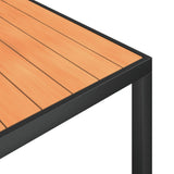 Garden Dining Set Black and brown 3200602