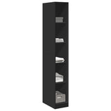 Wardrobe Black 30x50x200 cm Engineered Wood 3307703