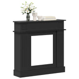 Fireplace Surround Black 102 x 26 x 100 cm Engineered Wood 8006643
