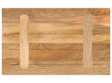 Table Top 60x50x2.5 cm Rectangular Solid Wood Mango 371457