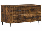Bathroom Sink Cabinet HAARLEM Smoked Oak 82 x 41x 58.5 cm 896800