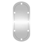 Wall Mirror with LED Lights 40x90 cm Glass Oval 3189163