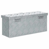Aluminium Box 48.5x14x20 cm Silver 142935