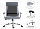 Office Chair, Ergonomic Desk Chair, High Back Computer Chair with Adjustable Height, Swivel Rolling T3398P344388