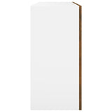Hanging Cabinet Smoked Oak 80x31x60 cm Engineered Wood 815588