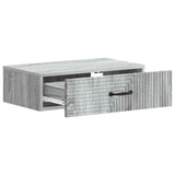 Wall-Mounted Side Table Grey Sonoma 59 x 34.5 x 17 cm 898661