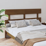 Bed Headboard Honey Brown 154x3x81 cm Solid Wood Pine 819078