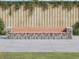 Garden Bench Wood Solid Douglas wood 287 x 71 x 65.5 cm 3196252
