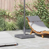 Outdoor Umbrella Base Dark grey wood look 45 x 45 x 31.5 cm 42010003