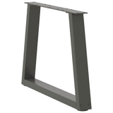 Coffee Table Legs V-Shape 2 pcs Anthracite 50x cm Steel 4012550