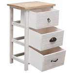 Side Cabinet 35x25x57 cm Paulownia Wood 284076