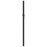 Garden Gate Lockable Black 100x150 cm Aluminium 42004148