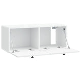 Wall-Mounted TV Cabinet 78.5 x 31 x 30 cm White Engineered Wood 899225