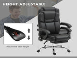 Six Point Vibrating Massage Office Chair - Black T3398P329443