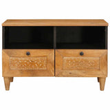 TV Units with Shelf Light Brown 70 x 33 x 46 cm Engineered wood 4018081