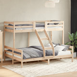 Bunk Bed without Mattress 80x200/140x200 cm Solid Wood 3207165