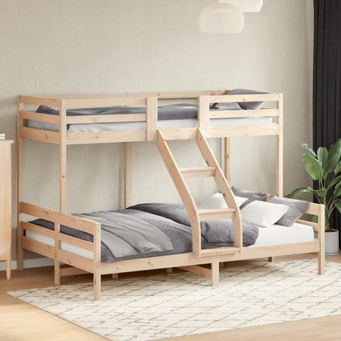 Bunk Bed without Mattress 80x200/140x200 cm Solid Wood 3207165