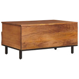 Coffee Table with Drawer Brown 80 x 54 x 40 cm Solid Mango Wood 4017913