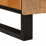 Bedside Cabinet Natural 40 x 33 x 46 cm Solid Mango Wood 4018050