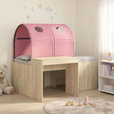 Bed with Tunnel 3 pcs Artisian Oak and Pink Engineered Wood 3423518