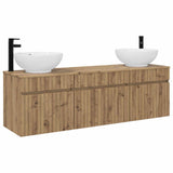 Bathroom Cabinet Set 3 pcs Artisan Oak 49 x 44.5 x 66.5 cm 3405766