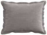 Cushion Cover 12 pcs HOUTEN Light Grey 45 x 45 cm Corduroy 918627