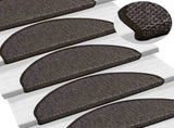 Stair Mats Self-adhesive Sisal-Look 30 pcs 65x21x4 cm Anthracite 3365873