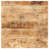 Bistro Table Square 60x60x75 cm Rough Mango Wood 320264