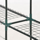 Greenhouse with 8 Shelves 143x143x195 cm 46914