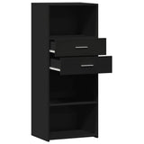 Highboard Black 50x42.5x124 cm Engineered Wood 846174