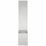 Garden Privacy Screen Silver 32 x 150 cm Galvanised steel 876390